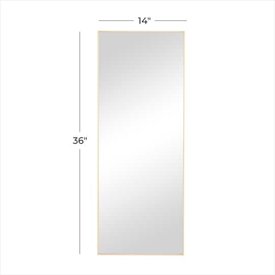 Gold Contemporary Wall Mirror